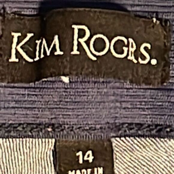 Kim Rogers blue jeans with stretch size 14 - Picture 5 of 7